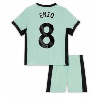 Chelsea Enzo Fernandez #8 Replika babykläder Tredjeställ Barn 2023-24 Kortärmad (+ korta byxor)